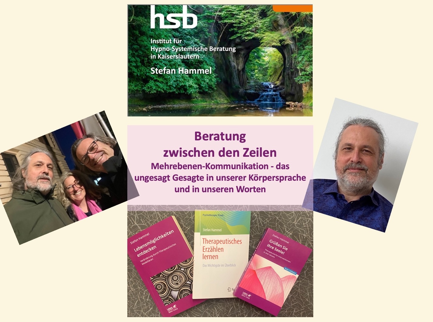 Stefan Hammel, sein Institut hsb und drei seiner Bücher